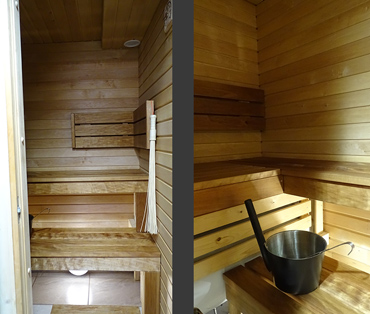 Uneallika saunaga puhkemaja saun