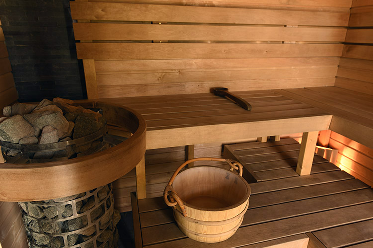 Lättekoja sauna sisevaade
