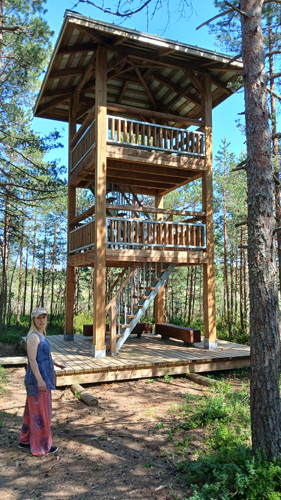 Uus vaatetorn Valgejärve matkarajal